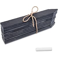 Navaris 10x Schiefer Pflanzstecker S - Gartenstecker Stecketiketten beschreibbar 15 x 2,5cm für Kräutergarten Beet…