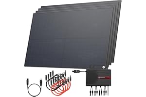 Solarway® 1760W Balkonkraftwerk 1600W komplett Steckdose - neuester 1600 Watt Wechselrichter - Solaranlage Komplettset - 440W Solarmodule & Deye & Zubehör