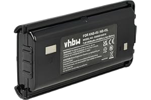 vhbw batteria sostituisce Kenwood KNB-45, KNB-45L, KNB-45Li per radio (2000mAh, 7,4V, Li-Ion)