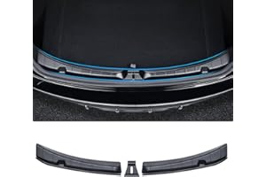 TOPABYTE Protector de Parachoques Trasero para Tesla Model 3 Highland 2025 2024, Protector de Parachoques Trasero TPE, Antiarañazos Protección para el Umbral de Umbral