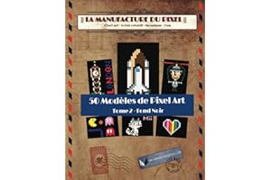 50 Modèles de Pixel Art - T2 Fond Noir - La Manufacture du Pixel