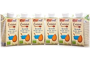 ECOMIL Cuisine Chef Mandeln Sparpack, 6 x 200 ml, Bio