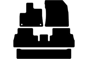 Kovvar Alfombrillas adecuadas para Opel Combo E Life 2018-2025 Versión: Life | Asientos Variables | L1/L2 | 7 plazas | Sistema de fijación: Clips (con Anillo) | Calidad: Basic