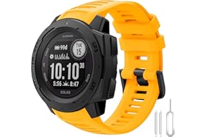 BOJYS Bransoletka Garmin Instinct 2, silikonowa miękka bransoletka 22 mm, bransoletka sportowa do zegarka Garmin Instinct, Instinct Tactical, Instinct Tide, Instinct Esports, Instinct Solar