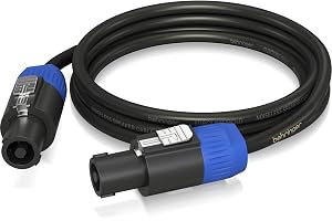 Behringer Speaker Cable - Speaker Twist Connectors - 3 m / 10 ft - Gold Performance - GLC2-300