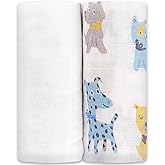 Poema & Rosa 2'li M&uuml;slin &Ouml;rt&uuml; |%100 Pamuk | Organik | 100 cm x 80 cm | S&uuml;per Yumuşak (K&ouml;pek)