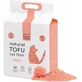 HAPPY MEOW Tofu Cat Litter (6L / 2.5 kg) - Natural and Biodegradable - Instant Binder, Low Powder, Durable Odor Control, Ultr