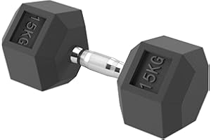 HOMCOM 12.5KG/15KG/17.5KG/20KG/2x15KG/2x17.5KG/2x12.5kg/2x20kg Rubber Hex Dumbbell Portable Hand Weights Dumbbell for Home Gym Workout Fitness