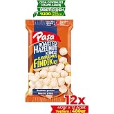 Paşa Kavrulmuş Fındık İ&ccedil;i, Premium T&uuml;rk Fındığı, 12 Paket x 40gr, Toplam 480gr