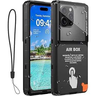 Pochettes étanches Ivoler 6.7 Pouces Plage Sport Pochette Étanche Smartphone [2 Pack] - Protection Totale Plage, Piscine, Sports Pochette étanche Téléphone Universel