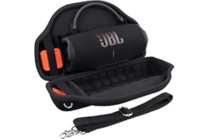 co2CREA Dur Étui de Voyage Rigide Housse Cas Coque pour JBL Charge 6 Haut-Parleur Bluetooth Portable, étui Seulement