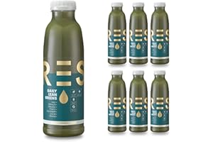 PRSS 100% COLD PRESSED PRESS Healthfoods, 6 x 500ml Daily Lean Greens, Cold Pressed Juice, Green Juice containing Kale, Spinach, Celery, Romaine, Cucumber Mixed with Ginger and Lemon, Healthy Juice…