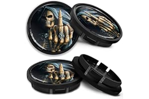 SkinoEu Compatibile con Coprimozzo VW 5G0601171XQI 66mm Copricerchi Tappi Ruota Cerchi Lega Ricambio CR 25