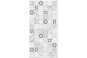 Panorama Dywan winylowy Hydrauliczny Love Gray 40x80 cm - Dywan kuchenny Vinyl - Dywan do salonu Antypoślizgowa i ognioodporna - Duże dywany - Dywany z PVC