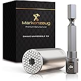 MARKENZEUG® L’ORIGINALE Chiave universale premium I Design migliorato 2021 I Chiave a tubo universale I Chiave multifunzione 