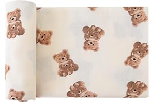 LEBZE LifeTree Copertine in Mussola, Morbido Copertina Mussole Neonato, Cotone Bambù 120cm x 120cm Unisex Panno di Copertura, Regalo Perfetto per il Bambino