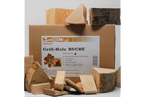 Grillholz Buche 8Kg - von Landree® - die (saubere) Alternative zu Kohle oder Briketts - direkt vom Holzhof aus Schleswig-Holstein