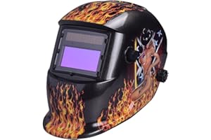 Nuzamas, maschera per casco da saldatura, ad energia solare, protezione viso per Arc Tig Mig rettifica al plasma con regolazione della gamma DIN4/9-13, protezione UV/IV DIN16