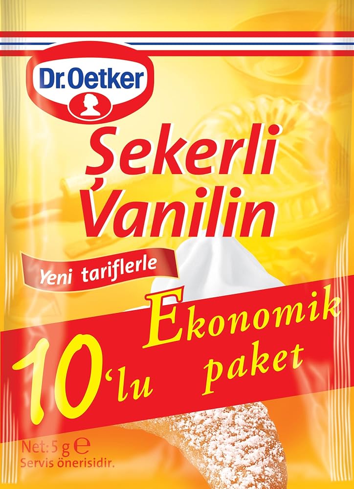 Dr. Oetker Şekerli Vanilin (10 x 5gr)