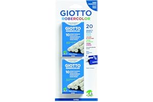Giotto set 2 astucci con 10 gessetti bianchi