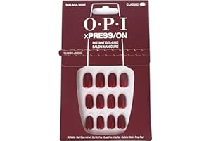 OPI xPRESS/ON - Faux ongles effet gel, tenue jusqu'à 14 jours - Kit incluant 30 faux ongles, 1 lime doule face, 1 stick de colle, 1 bâtonnet cuticules et 1 lingette nettoyante