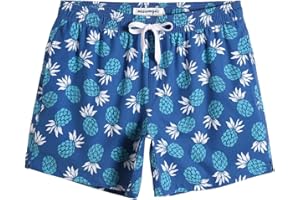 MaaMgic Bañador 5.5" Hombre de Natación Secado Rápido Interior de Malla 4-Way Stretch