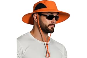 EINSKEY Sombrero Hombre Mujer Verano ala Ancha Protección UV Gorro Pescador Bucket Hat para Safari, Senderismo, Playa, Ciclismo, Montañismo