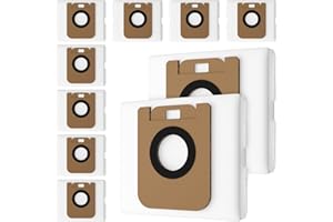 LACVIK 10 Stück Staubbeutel für Dreame D10 Plus / D10s / Z10 Pro / L10 Saugroboter, Ersatzteile für Dreame D10 Plus / D10s / Z10 Pro / L10 Staubsaugerroboter