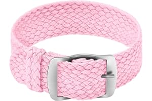 ULLCHRO Nylon Bracelet Montre Remplacer Haute Qualité Perlon Tissé Bracelet Montre NATO Homme Femme - 14, 16, 18, 20, 22mm Montre Bracelet avec Acier Inoxydable Boucle