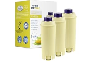 GOLDEN ICEPURE Coffee Filter Replacement for DeLonghi DLSC002, SER3017 & 5513292811 - Including Versions of The ECAM, Esam, ETAM Series 3 Pieces (Invoice Available)…