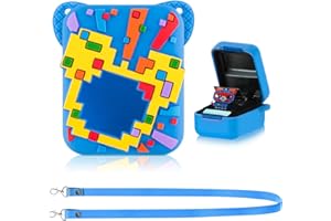 HGRGHH Etui silikonowe dla interaktywnej zabawki Disney Bitzee, silikonowa torba ochronna dla cyfrowego zwierzaka Bitzee z regulowanym paskiem, Interaktywny cyfrowy pet-Niebieski