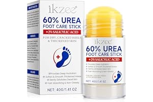 PLOBRT Urea Foot Cream, Urea Cream 60 Percent for Feet, Natural Foot Cream for Cracked Heels and Dry Skin-Cracked Heel Repair Cream-Contains 2% Salicylic Acid（1PCS）