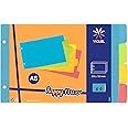 Viquel - Dividers for Index Cards 14.8 x 23.5 cm in Plastic - Dividers neon Colours