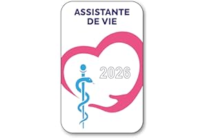 SIGNAL SAFETY Autocollant Sticker - Vignette Caducée 2026 pour Pare Brise en Vitrophanie - V1 Assistante de Vie