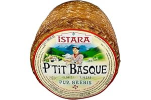 Hymor P’TIT BASQUE - 1x ca. 700g - Baskenland-Käse Petite Basque baskisch-französich Schafs-Schnitt-Käse der kleine Baske aus den Pyrenäen von ISTARA Alternative zu Etorki passt zu Pinxto