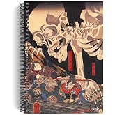 Utagawa Kuniyoshi/Takiyasha and the Skeleton Spectre,1844 | Spiralli Defter 08|A5|&Ccedil;izgisiz|100 Sayfa