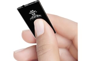 T10-PASS – USB-C spionmikrofon - Mini diskret röstinspelare, ultrakompakt (4 × 2 cm x 5 mm) - Tyst drift utan pip eller LED - Möten, bil, professionellt bruk – Fransk märke