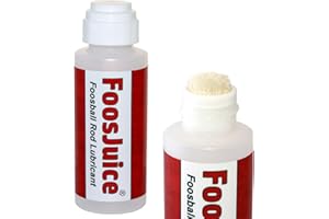 Spot On Lubrifiant pour Tige de Baby-Foot 100% Silicone FoosJuice avec applicateur supérieur Dauber 60 ML - Le lubrifiant Propre et Facile à Utiliser