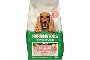 Harringtons Complete Dry Adult Dog Food Salmon & Potato 12kg - Made with All Natural Ingredients (Packaging may vary)