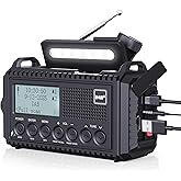 Noodradio Nederlands - NL Handleiding - Model 2024 - Solar Powerbank - Opwindbaar - 10.000 mAh - Noodalarm - Draagbare Radio op accu - Zaklamp - Survival Noodpakket - Groen - Legergroen - BCC.nl