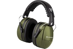 Vanderfields Casque Anti Bruit Adulte, 33dB Certifié CE, Protection Auditive pour Travail, Autisme, Bricolage, Tonte, Chantier, Tir, Casque Sensoriel, Réduction de Bruit Professionnelle