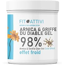 Gel Concentré Forte à L'Arnica 550 Ml - Pour Chevaux Mais Usage Humain Possible, Arômes Lavande Et Menthe