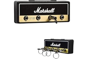 LapEasy Key Holder,Wall Mounting Guitar Amp Key Hooks for Musician Lovers, JCM800 Keychain Including 4 Pieces Key Ring.