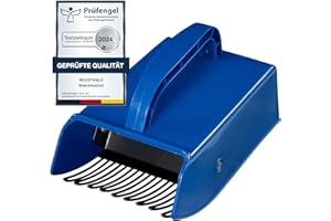 NEUSTANLO | Pettine per bacche | in plastica di alta qualità con pettine in metallo | filo di ferro zincato con anticorrosione | ideale per mirtilli rossi