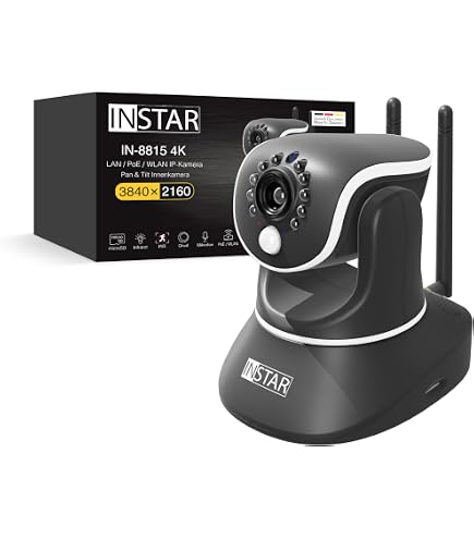 INSTAR IN-8401 2K schwarz - LAN/WLAN Überwachungskamera mit KI (AI) - IP Kamera - WPA3-2,4 und 5Ghz WiFi - 2-Wege Audio - PIR - Wärmesensor - Nachtsicht - 940nm unsichtbare LEDs - HomeKit - MQTT INSTAR IN-8401 2K schwarz - LAN/WLAN Überwachungskamera mit KI (AI) - IP Kamera - WPA3-2,4 und 5Ghz WiFi - 2-Wege Audio - PIR - Wärmesensor - Nachtsicht - 940nm unsichtbare LEDs - HomeKit - MQTT