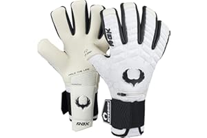 ‎RENEGADE GK Renegade GK Eclipse Profi-Torwarthandschuhe mit Fingerschutz (Größen 7-12, Level 5) 4+3MM EXT Contact Grip | Maximale Griffigkeit, Schutz und Komfort | Torwarthandschuhe Herren, Erwachsene, Jungen