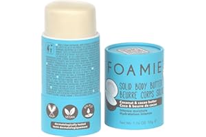 Foamie Crema Hidratante Corporal Sólida con Coco & Manteca de Cacao - Barra nutritiva para una hidratación intensa – Piel suave, flexible & radiante – 100% vegana, sin plástico, 50 g