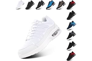 NEOKER Basket Femme Running Homme Sneakers Chaussures de Sport Chaussure Running Basket Compensee Chaussure Fitness Running Shoes Noir Bleu 36-48 EU