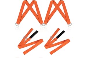 MOONSING Sangles de Déménagement, Système de Sangles de Levage et Portage pour 2 Personnes, Déplacez, Soulevez, Transportez et Sécurisez Facilement Les Meubles, Objets Lourds, Piano, Jusqu'à 360kg