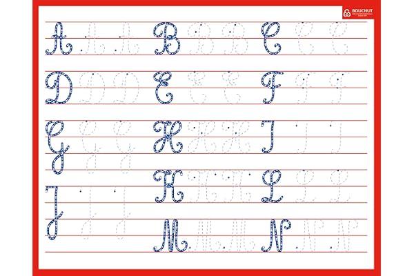 ARDOISE MAJUSCULES CURSIVES MINI 21 x 26,5 cm BOUCHUT